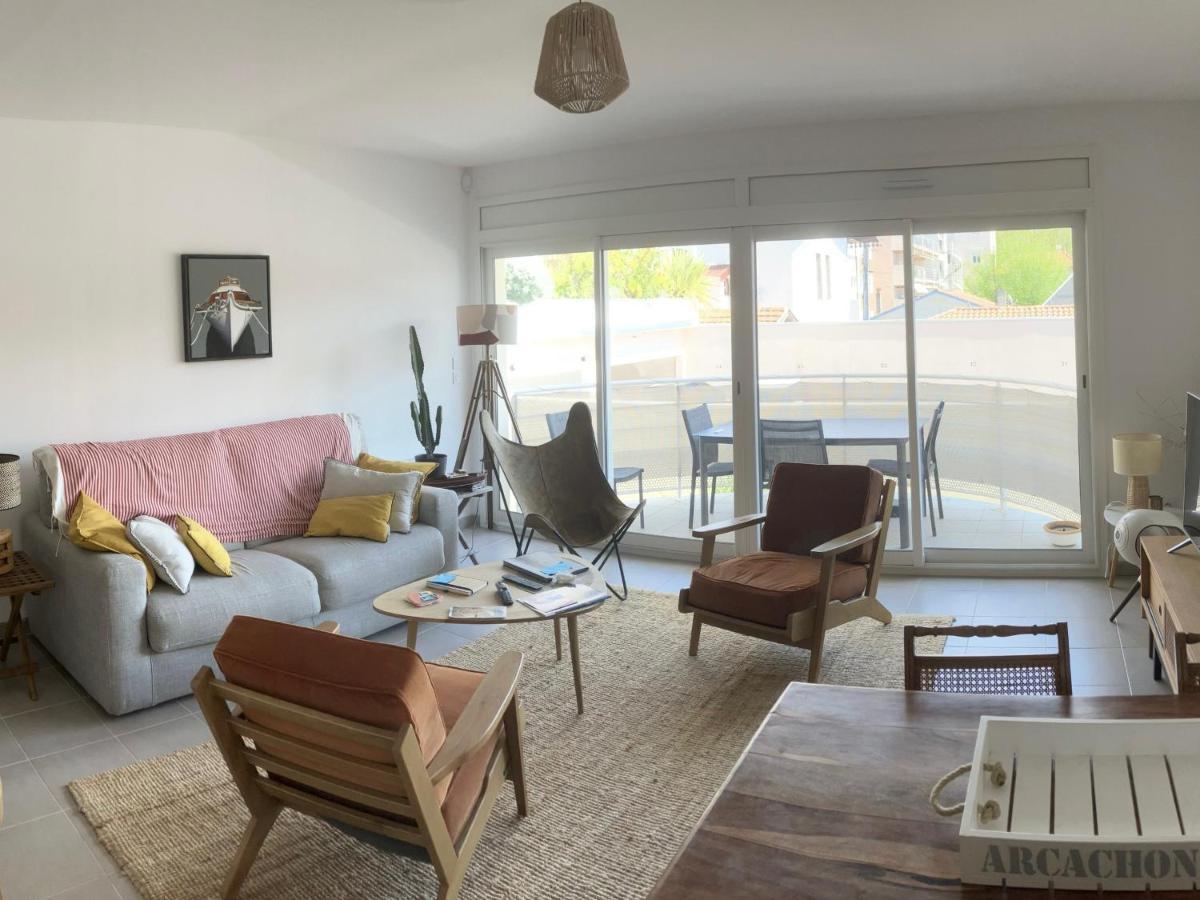 T3 En Centre D'Arcachon, 2 Min Plage, 5 Min Gare, Balcon, Parking Securise, Wifi, Menage Inclus - Fr-1-374-193 Exterior photo